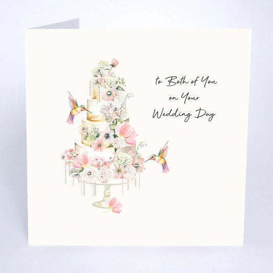 Both of you on your wedding day