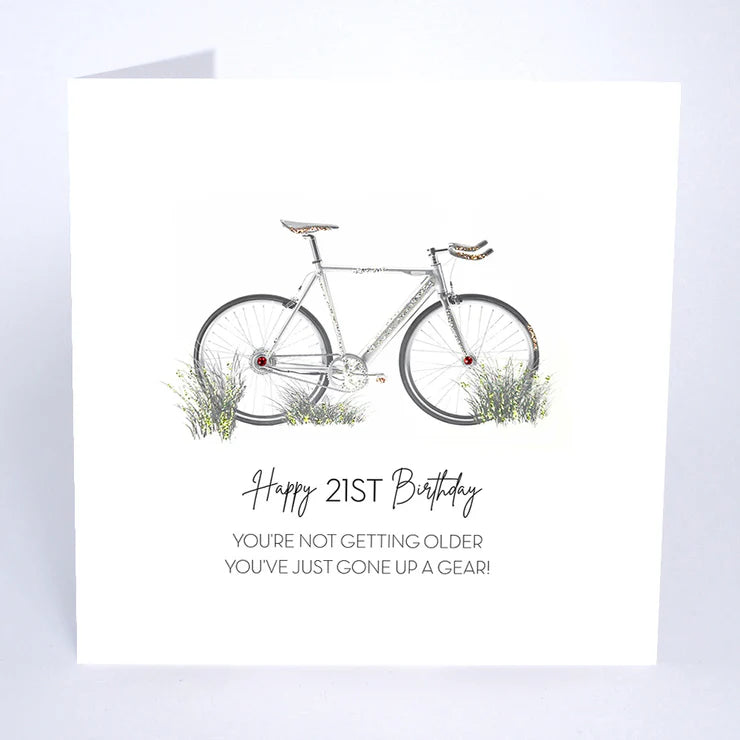Age 21 Happy 21st Birthday Bicycle