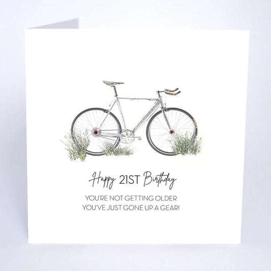 Age 21 Happy 21st Birthday Bicycle
