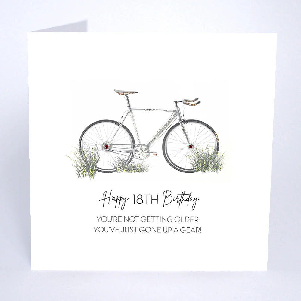 Age 18 Happy 18th Birthday Bicycle