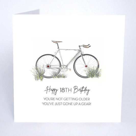 Age 18 Happy 18th Birthday Bicycle