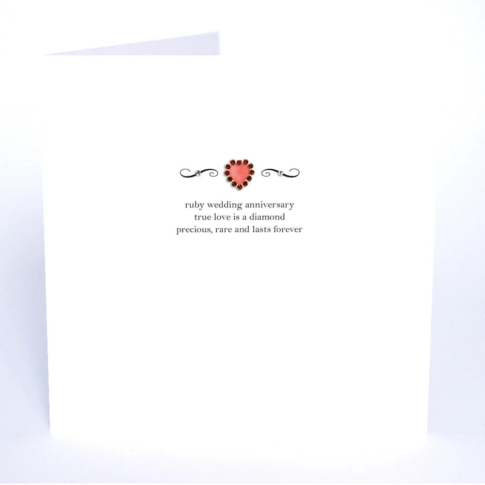 Mon Coeur - Ruby Wedding Anniversary