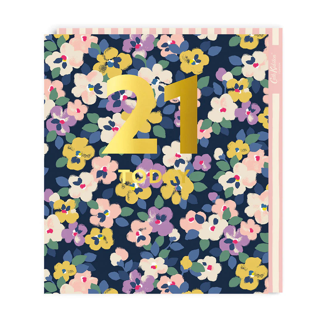 Cath Kidston 21st Birthday Card