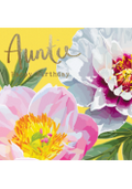 Auntie Happy Birthday Peonies