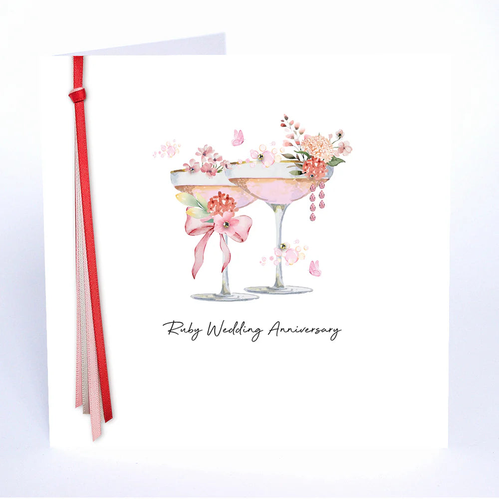 Ribbons and Roses - Ruby Wedding Anniversary