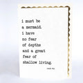 MUSINGS & MAYHEM MUST BE A MERMAID