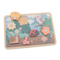 Chunky Wooden Puzzle - Garden