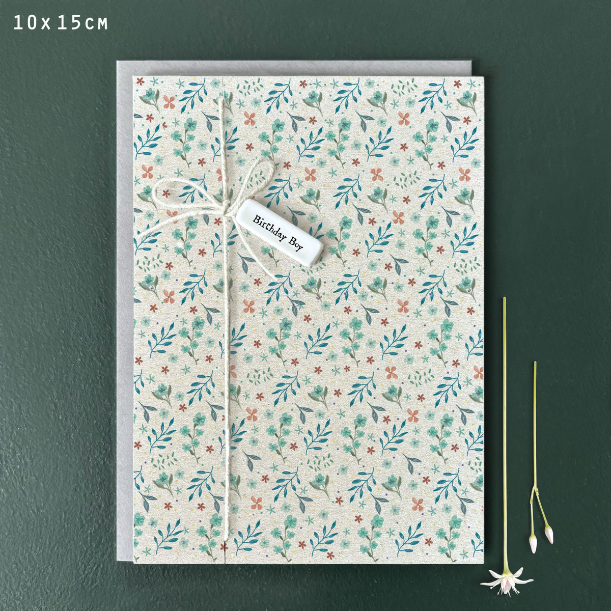 Porcelain card birthday boy
