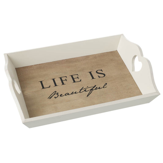 LARGE 'LIFE IS BEAUTIFUL' TRAY