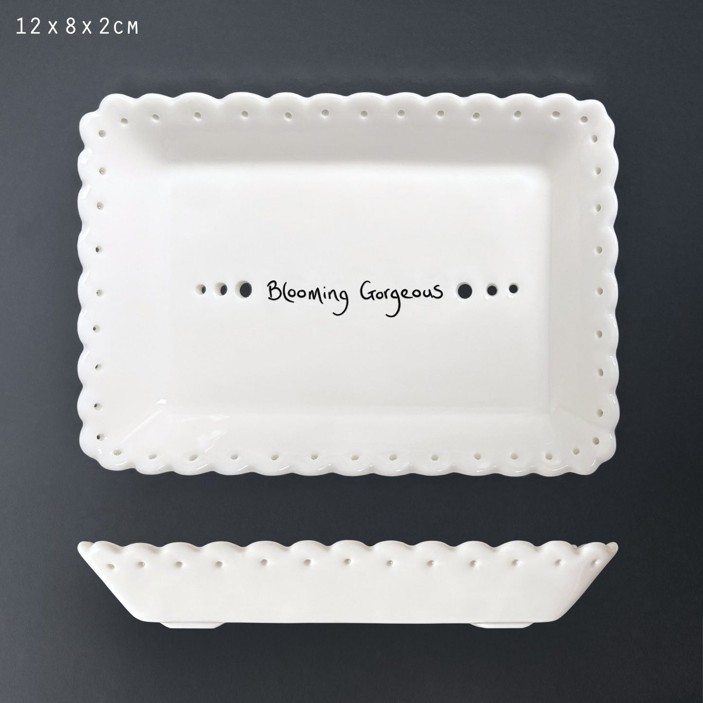 Scallop soap dish-Blooming gorgeous
