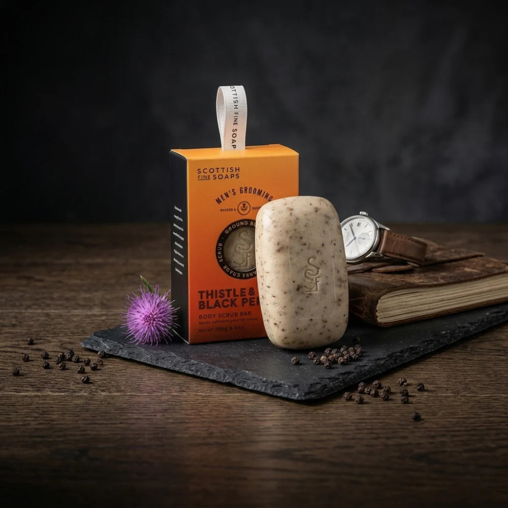 Thistle exfoliating soap 150g