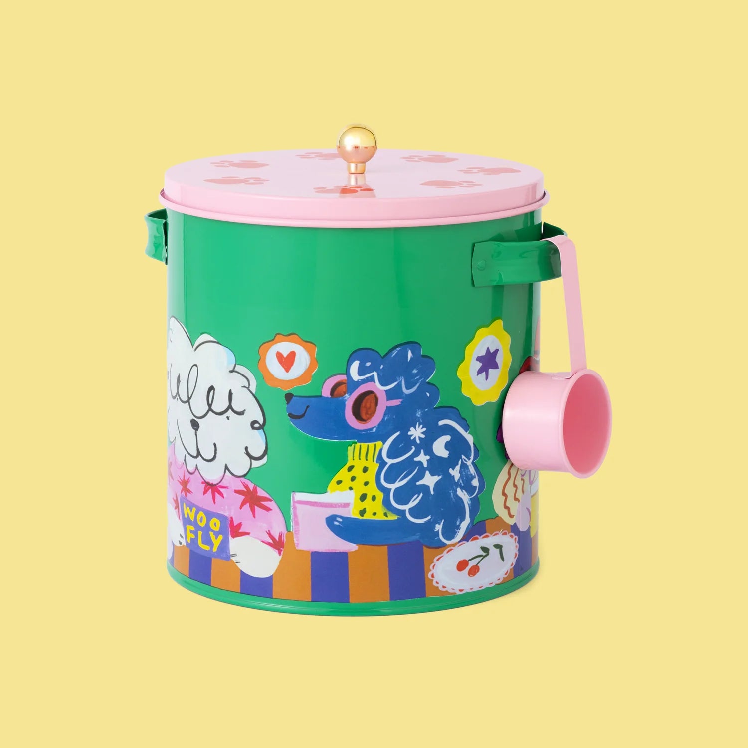 Cool Dog Club Storage Tin & Scoop