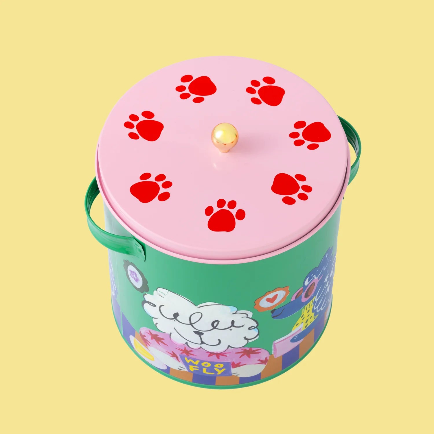 Cool Dog Club Storage Tin & Scoop