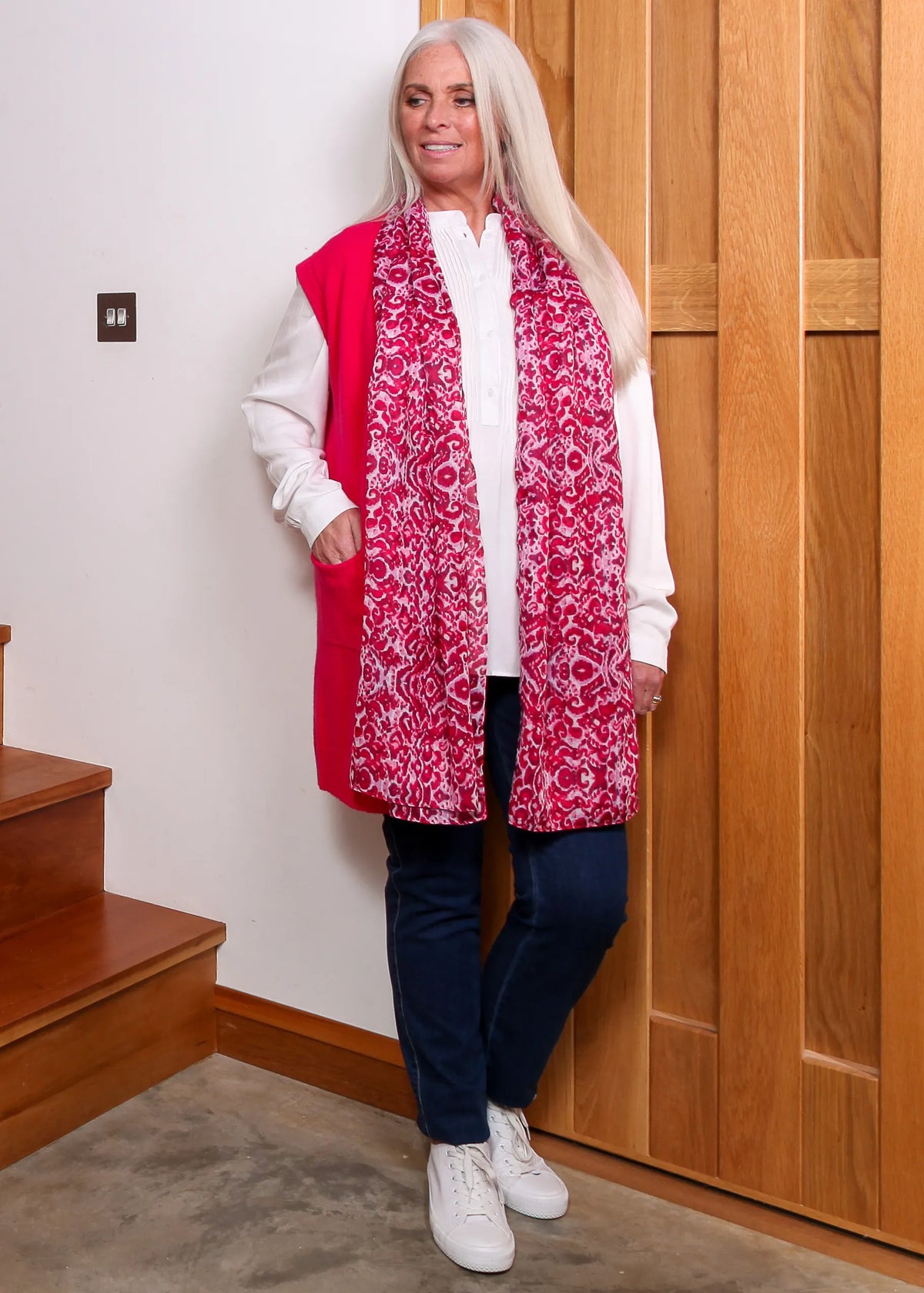 Tonal Wallpaper Scarf