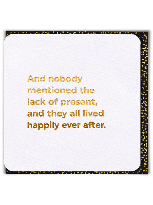 Lack Of Present