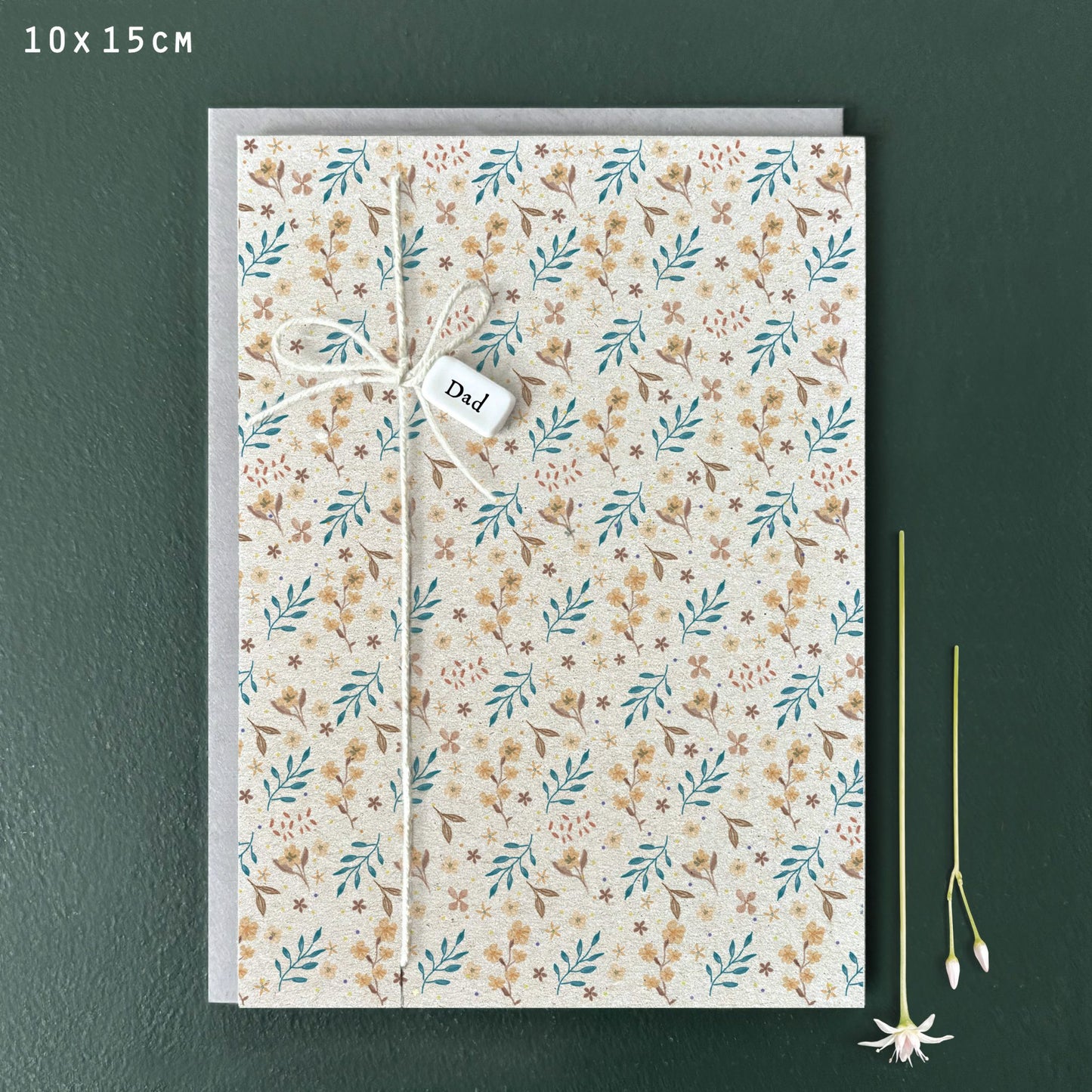 Porcelain card Dad