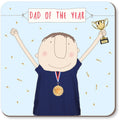 Dad of the year coaster