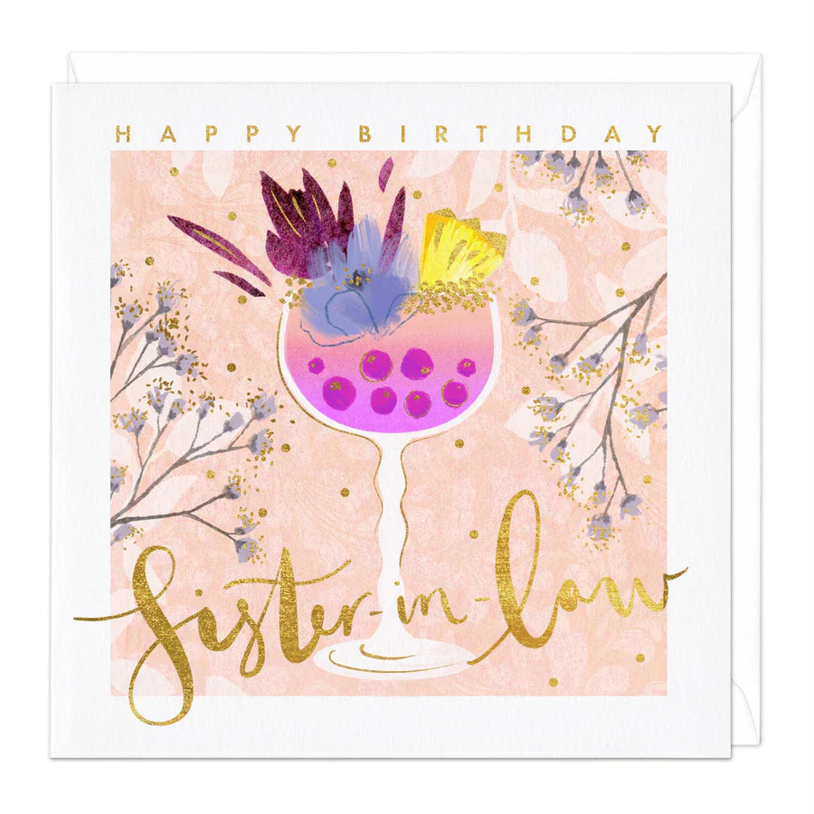 Sister in Law Cocktail Card