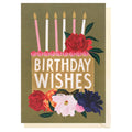Birthday Wishes Golden Cake