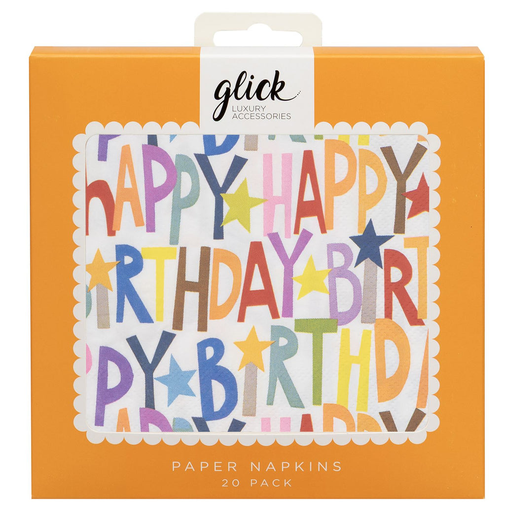 HAPPY BIRTHDAY Napkins