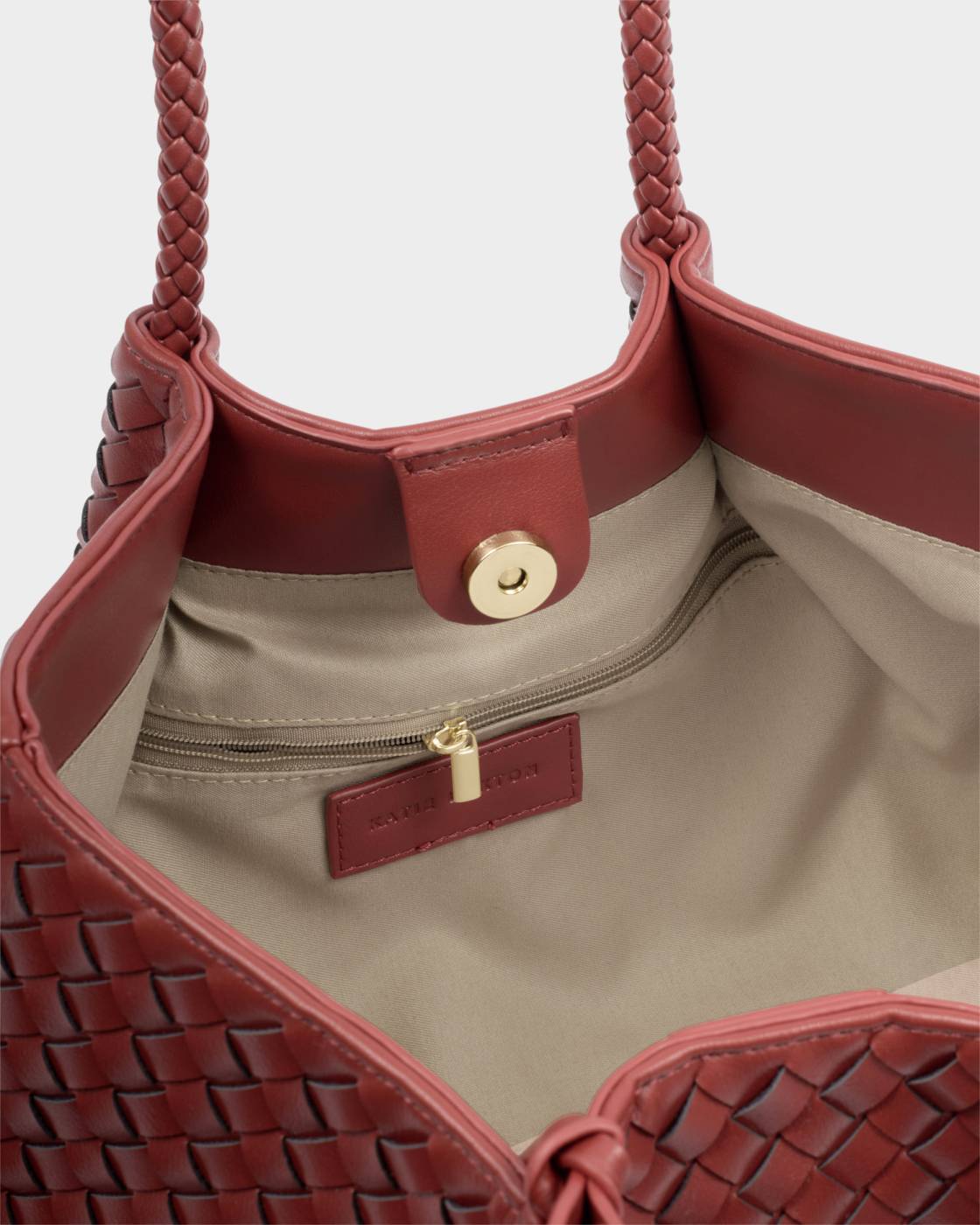 Nova Small Shoulder Tote Bag Crimson
