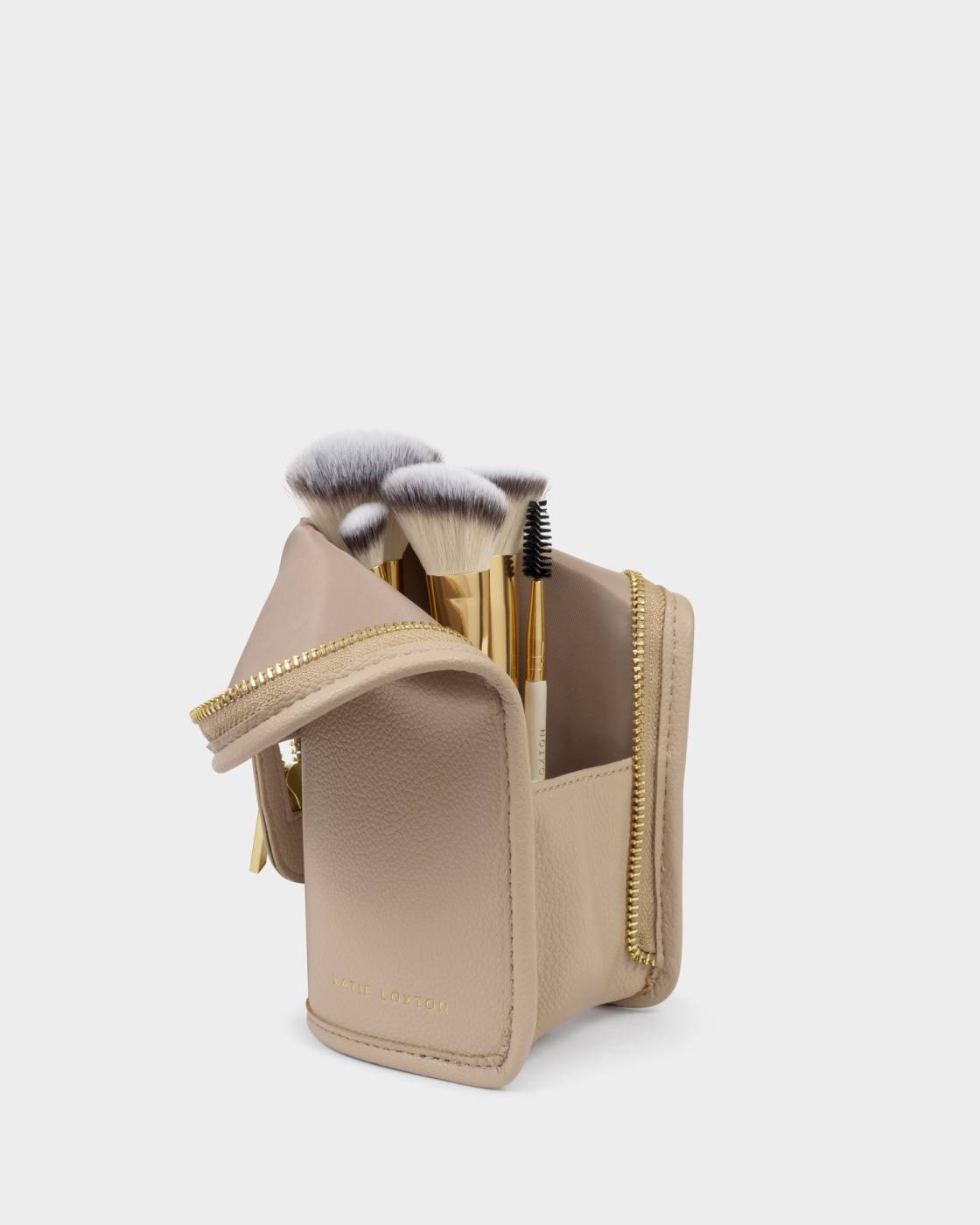 MAKE UP BRUSH SET | Off White / Light Taupe