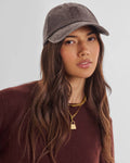 EMBROIDERED CAP CHOCOLATE