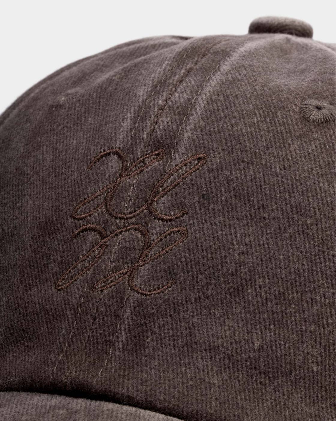 EMBROIDERED CAP CHOCOLATE