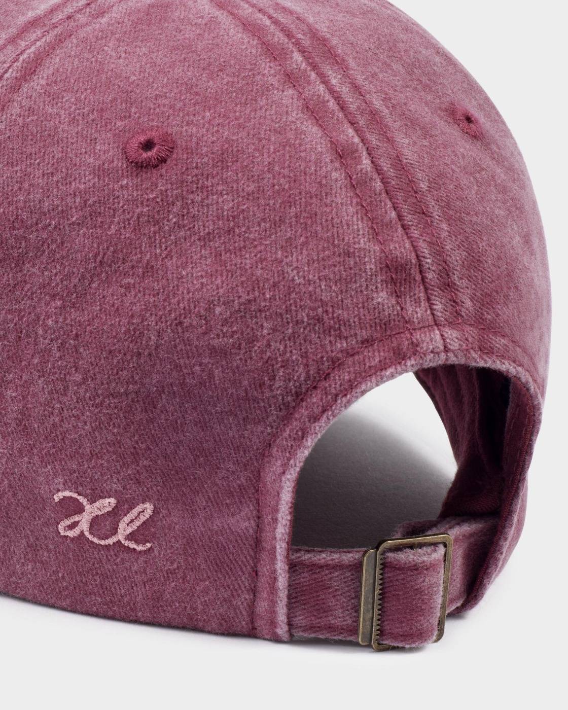 EMBROIDERED CAP AMOUR ROSE PINK