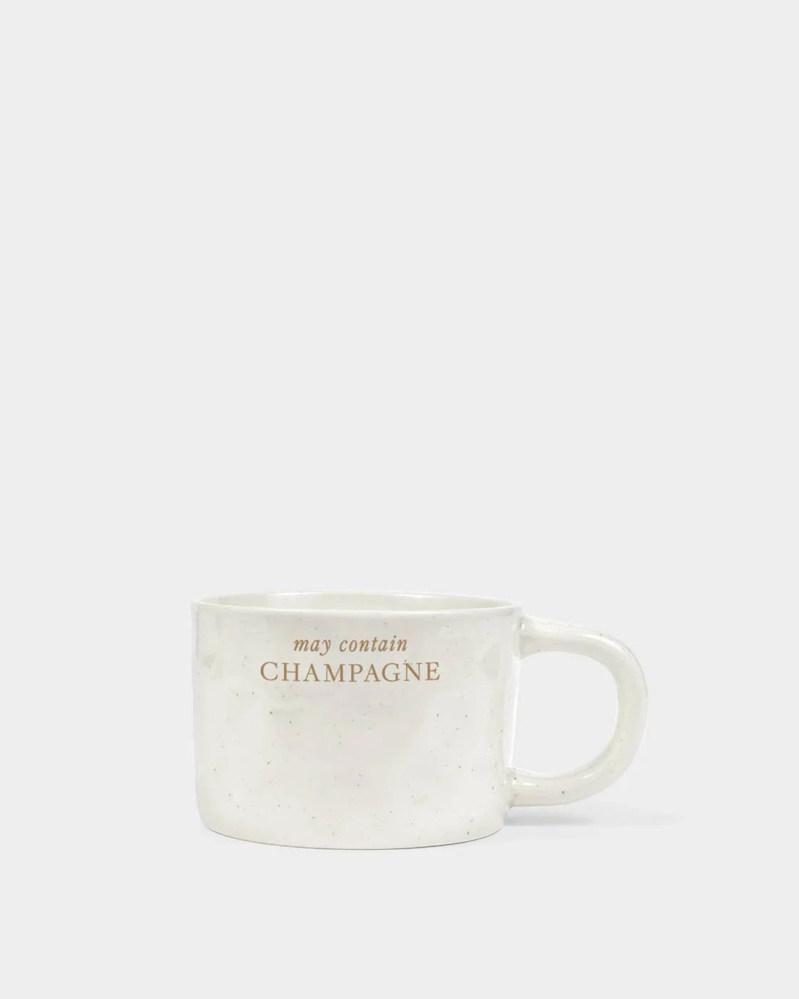 SPECKLED SENTIMENT GIFT TAG MUG | MAY CONTAIN CHAMPAGNE