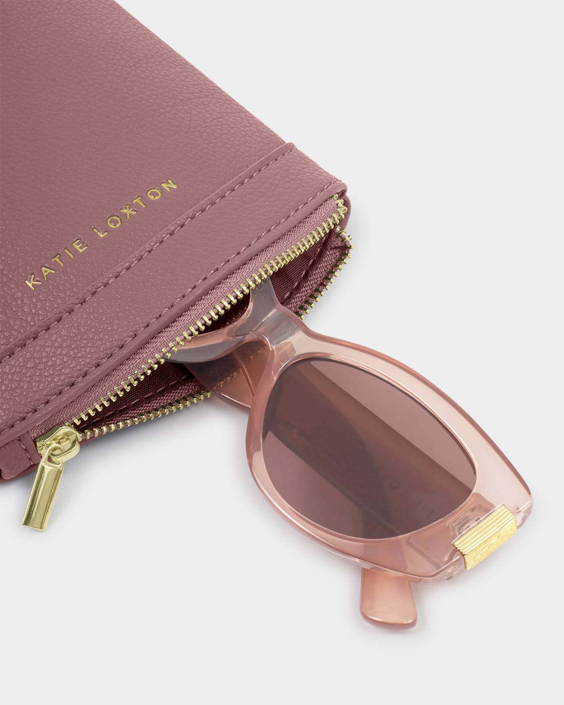 DUO SUNGLASSES CASE | Deep Rose