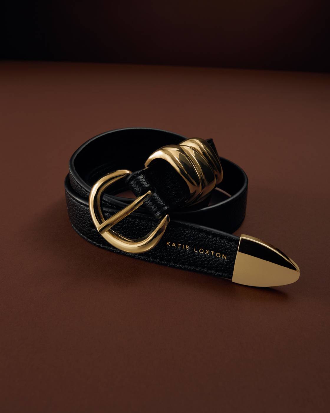 Belt with Organic Loops Black - M/L