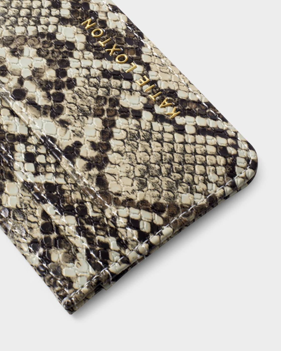 Avery Cardholder Faux Snake