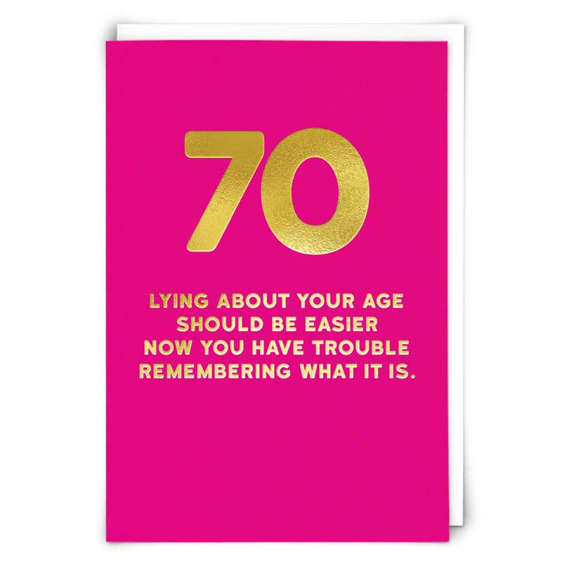 Age 70 Lying