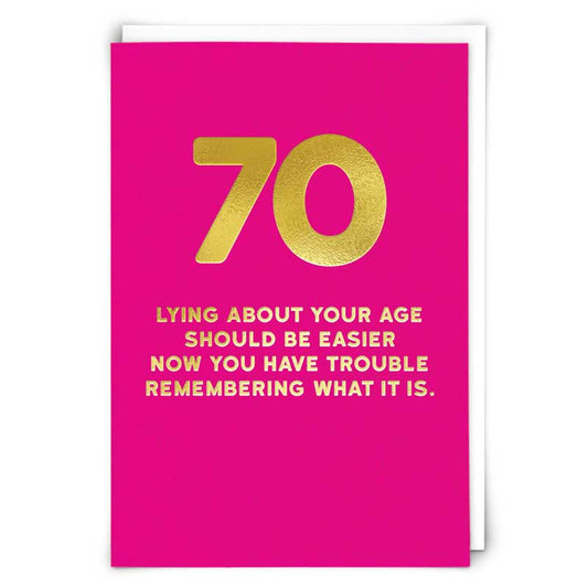Age 70 Lying