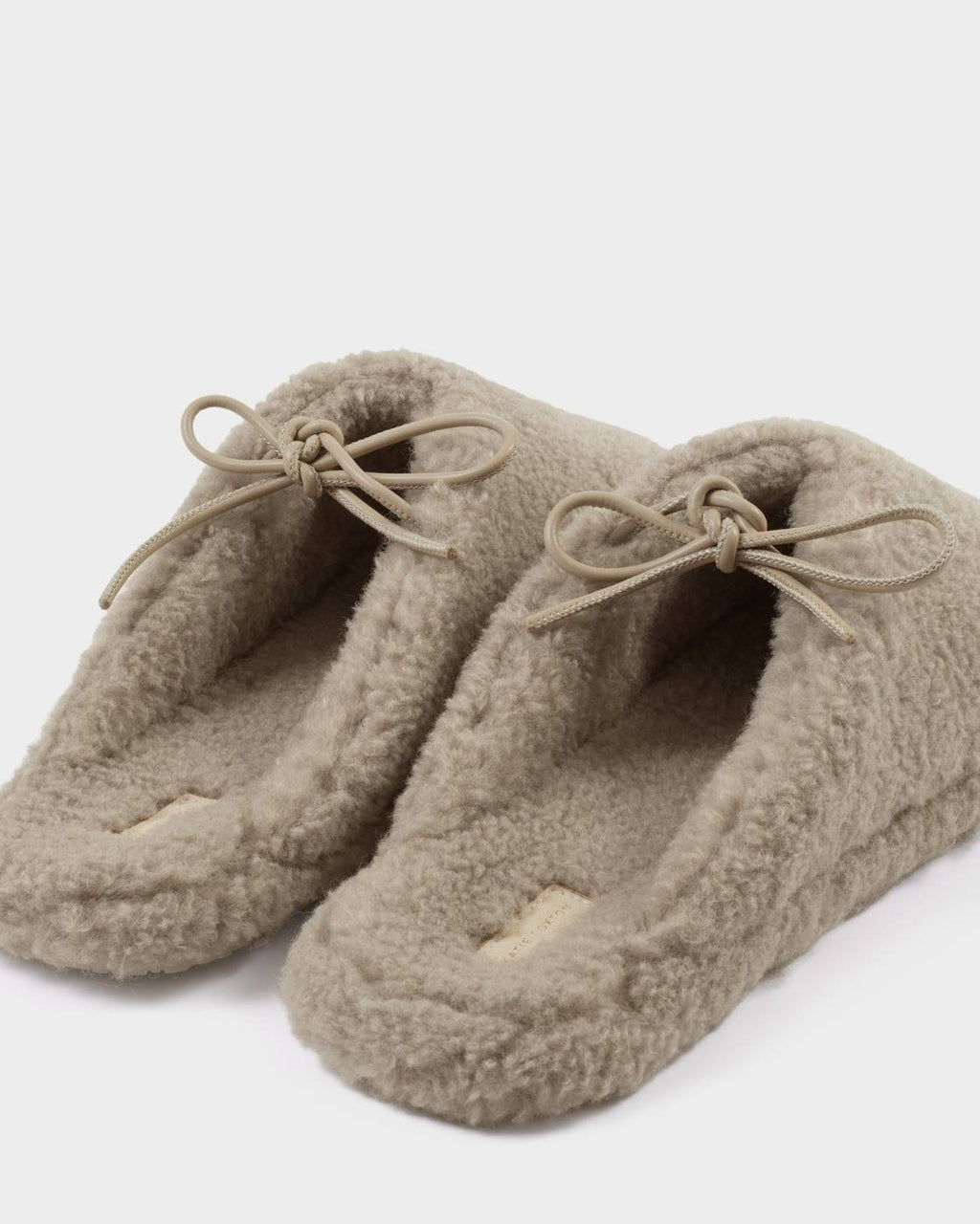 Gift Boxed Borg Slippers - Taupe Medium (5-6)