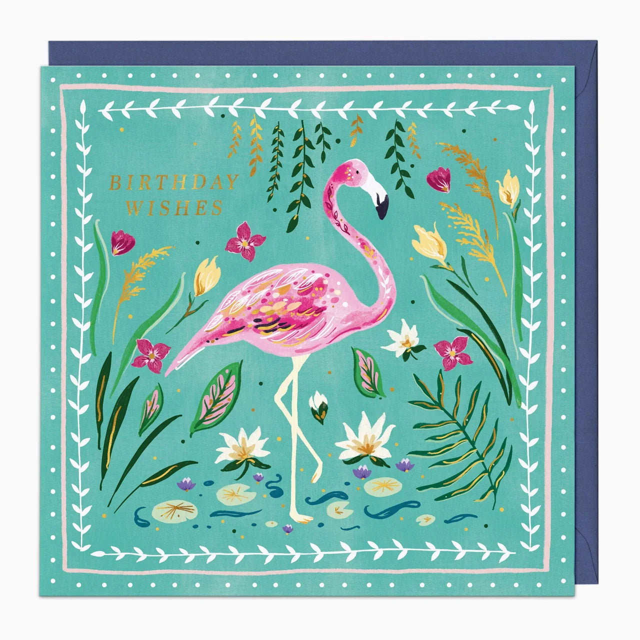 Happy Birthday - Flamingo