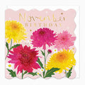 November Floral Birthday Card