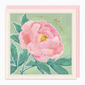 Peony Thank You Card