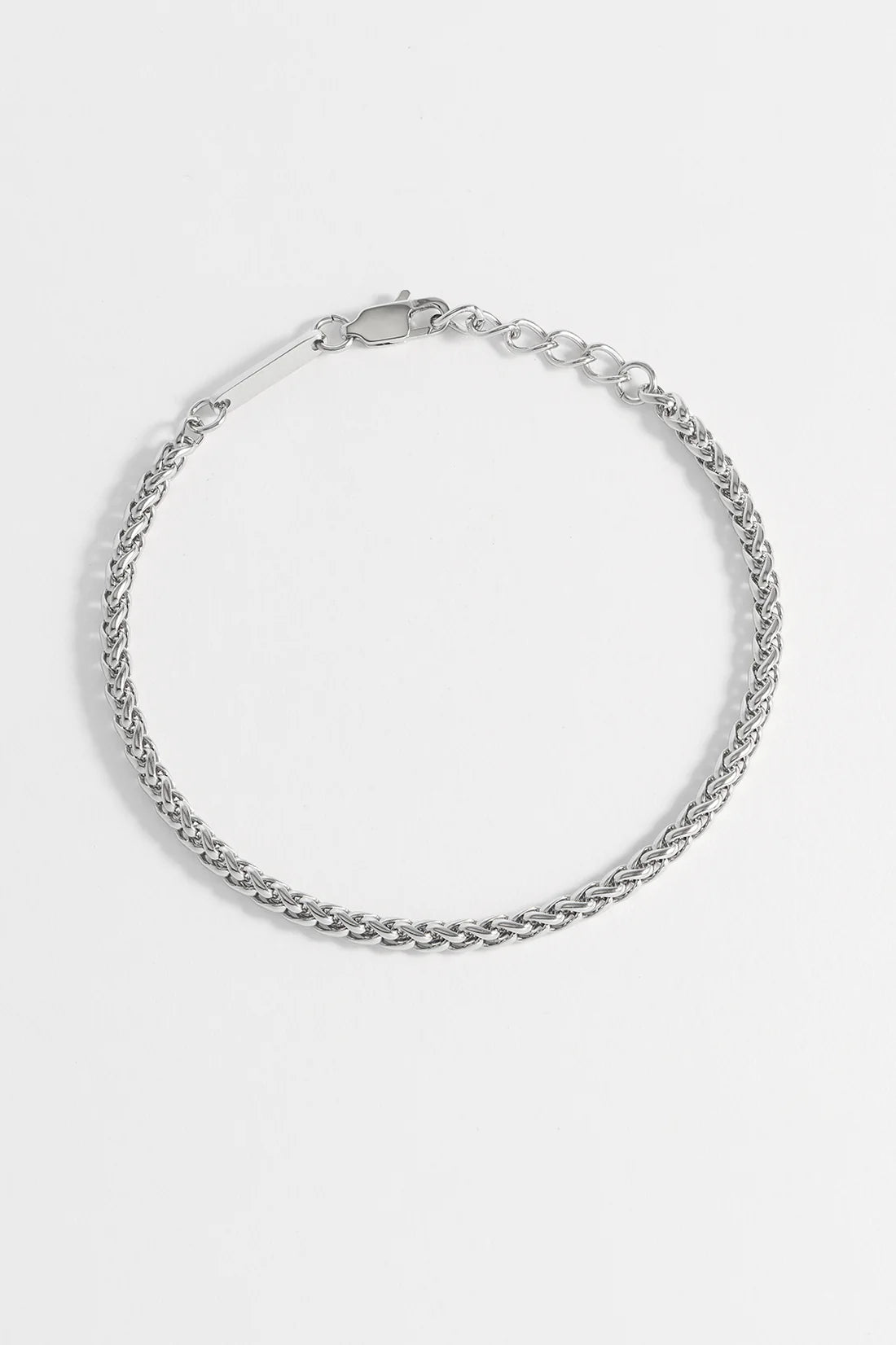 Spiga Chain Bracelet Steel Finish