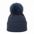 Steel Unisex Rib Bobble Hat