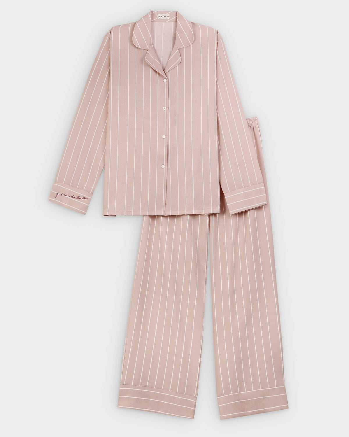 GIFT BOXED PYJAMA SET | Pink / White large