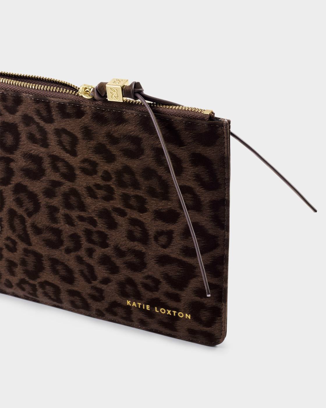 TASSEL CHARM POUCH - LEOPARD