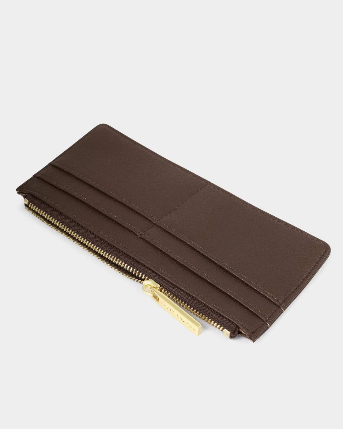 GLASSES & CARDHOLDER CASE - RAFFIA/CHOCOLATE