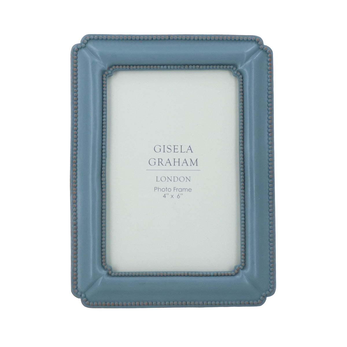 Petrol Blue Resin Classic Picture Frame, 4x6