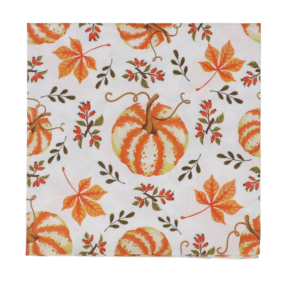 Pumpkins and Berries Paper Napkin Pack 20