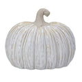 White porcelain pumpkin ornament