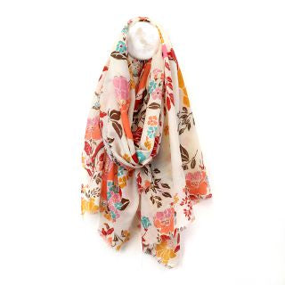 SUMMER FLORAL PRINT SCARF