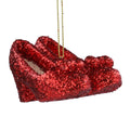 Resin red glitter slipper