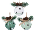 Green white bell fir sprig